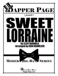Sweet Lorraine Jazz Ensemble sheet music cover Thumbnail